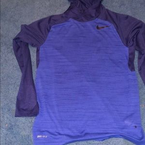 Blue nike hoodie